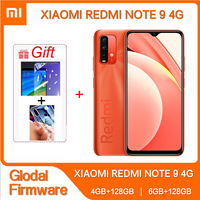 Original Xiaomi Redmi Note 9 4G 6GB 128GB Global Rom 6000mAh Battery Snapdragon 662 Octa Core 48MP Camera Unlocked 4G Smartphone