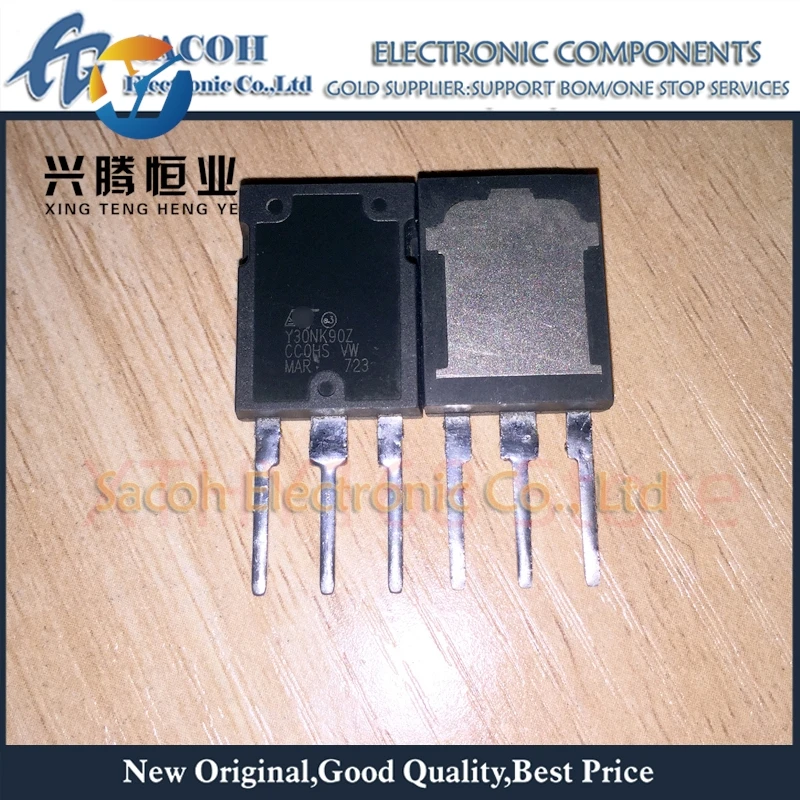 5Pcs STY30NK90Z Y30NK90Z Max247 26A 900V Zener-Protected SuperMESH MOSFET