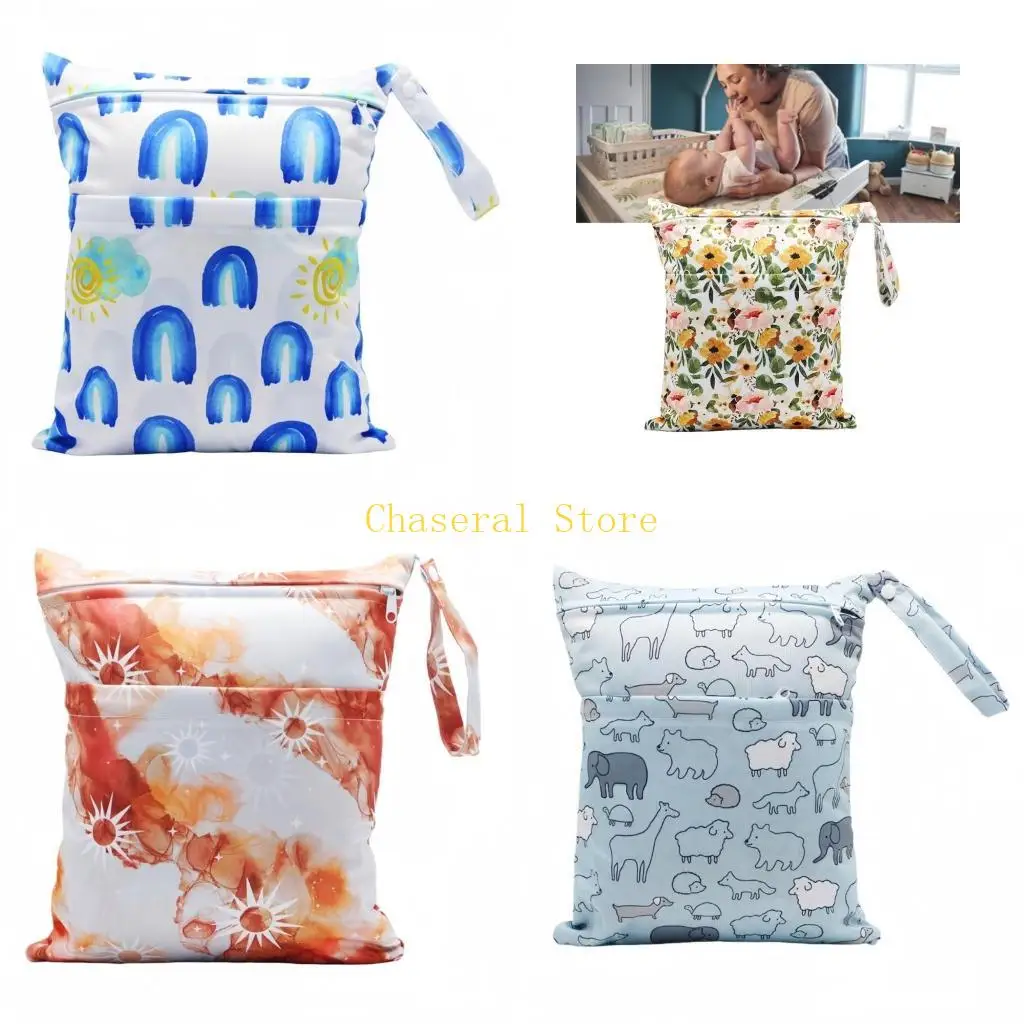 E7CE Water Proofing Baby Diaper Bag for Convenient Organization Home or During Travel Portable Carrying Case Container
