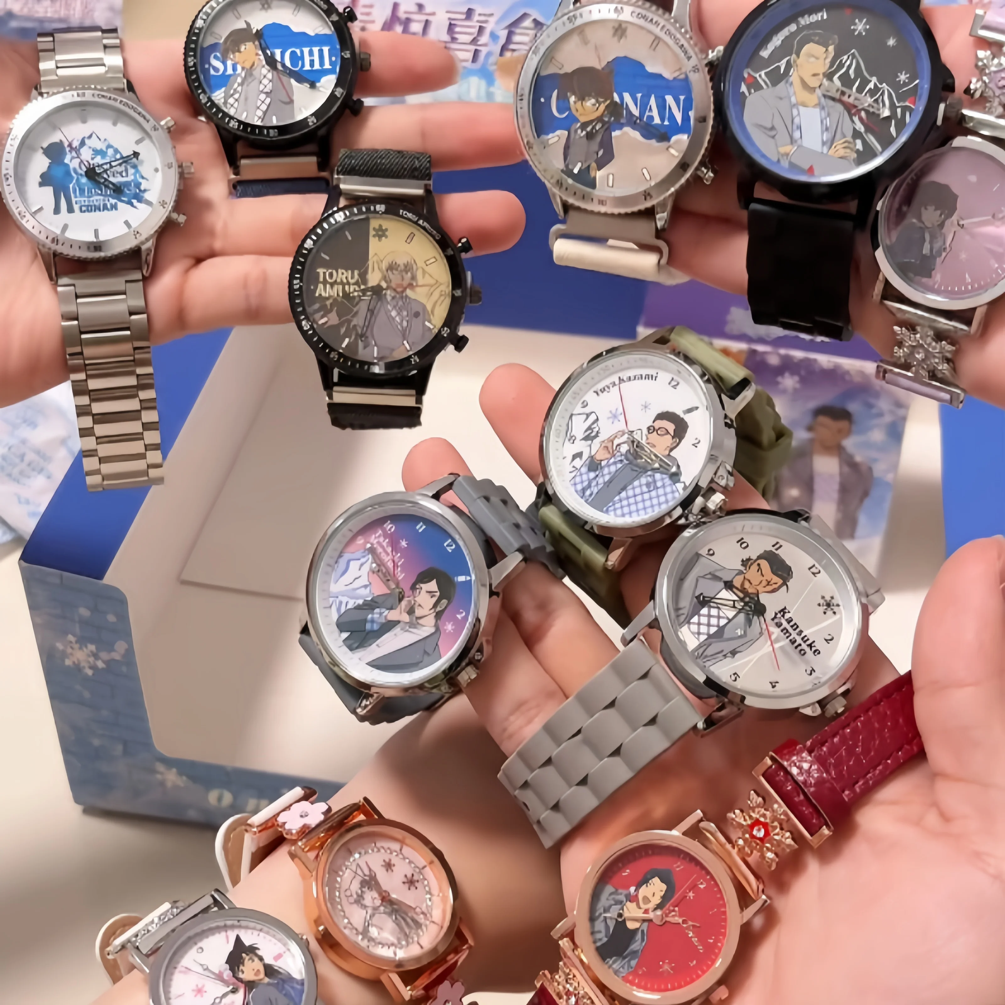 

Детективные часы Conanwatch слепая коробка Ne-Eyed Flashback Series Anita Hailey Mouri Ran аниме и модные коллекционные подарки для друзей