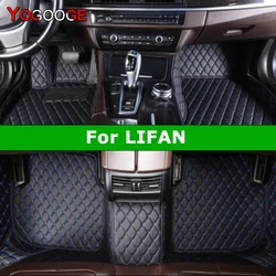 YOGOOGE Custom Car Floor Mats For LIFAN 320 520 620 720 820 330 530 630 X50 X60 X70 Myway Auto Carpets Foot Coche Accessorie