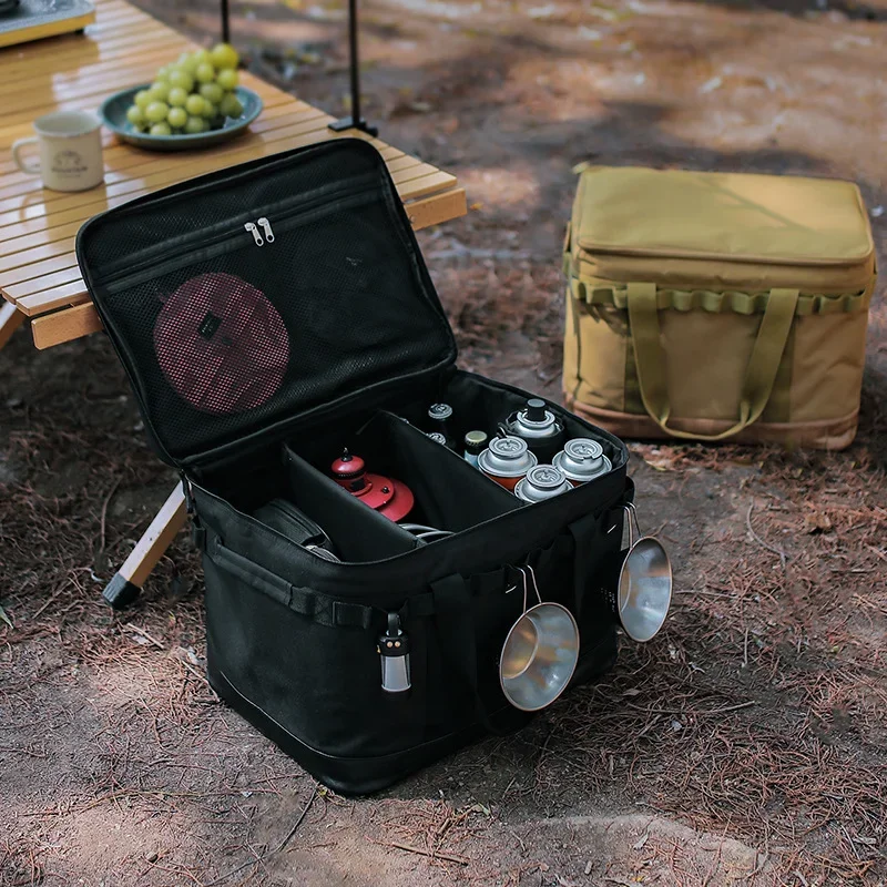 

Outdoor Camping Storage Bin Tool Kit Outdoor Multifunctional Picnic Bag Portable Large Capacity Camping Storage Bag