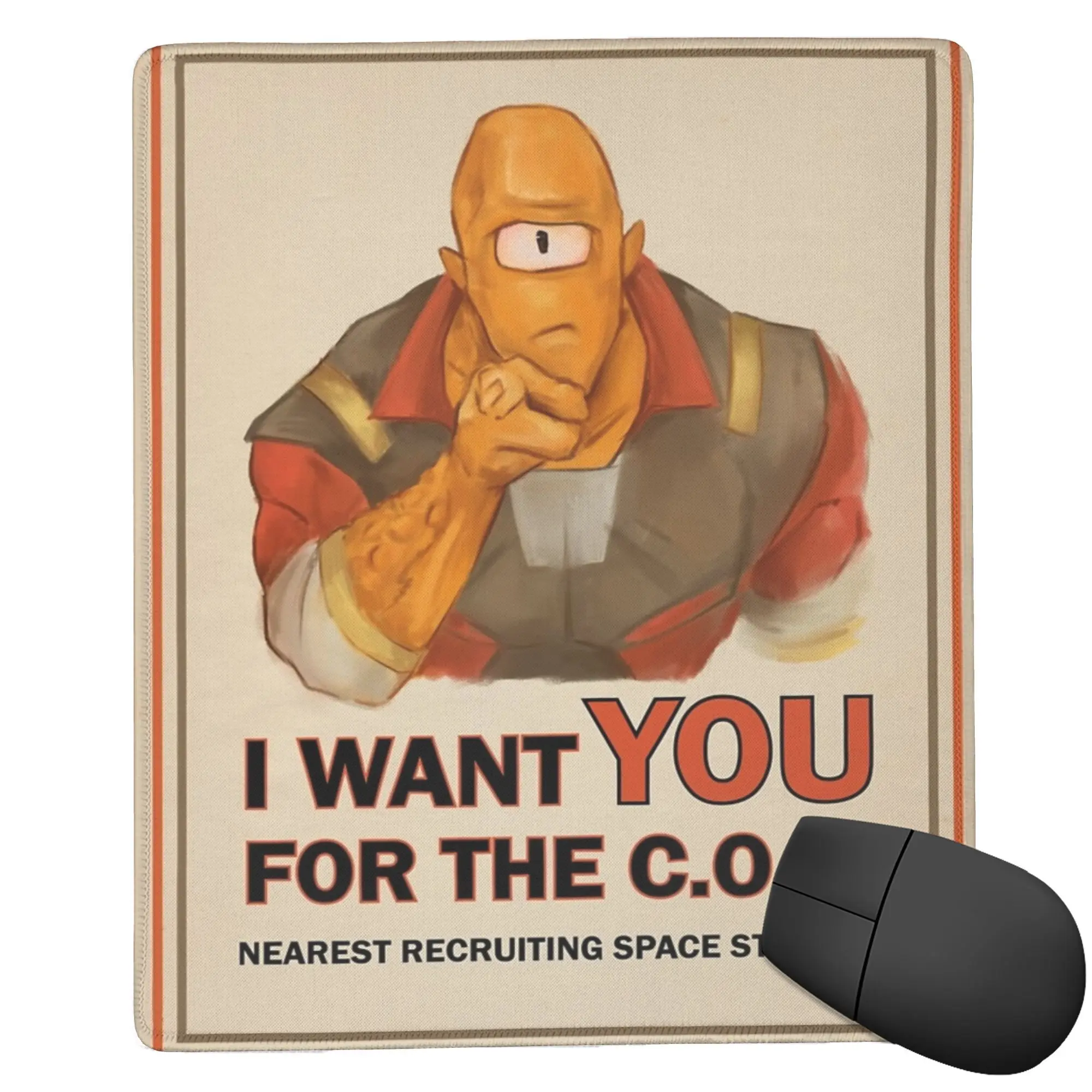 Allen the Alien I Want You Gaming Mouse Pad Office Table Mats Invincible  Printing Mousepad for Gamers