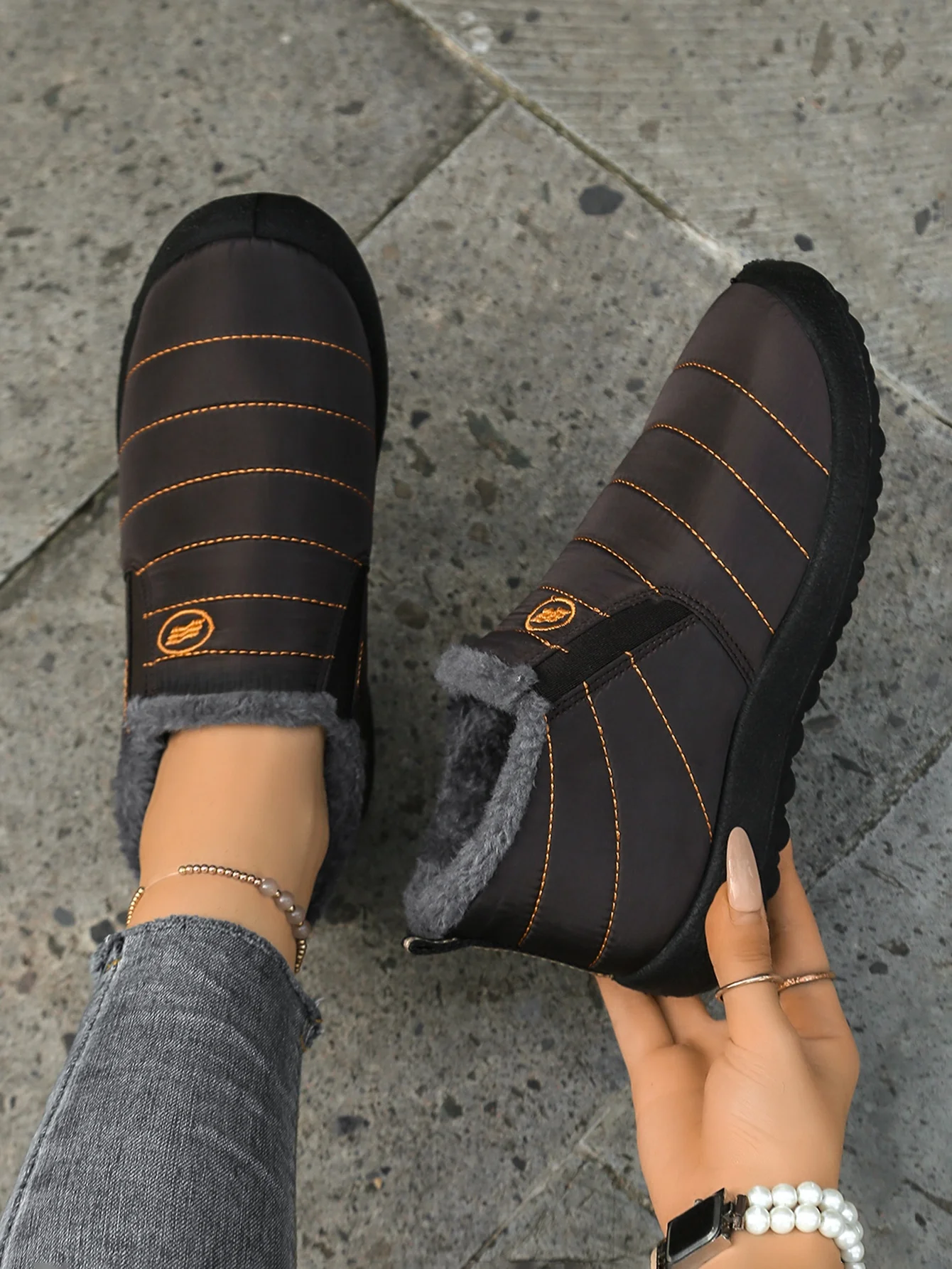 Damen-Winterstiefel 2025: Neue wasserdichte Plüsch-Schneestiefel für Damen – Warmhaltend, im Angebot mit kostenlosem Versand – Detail 30