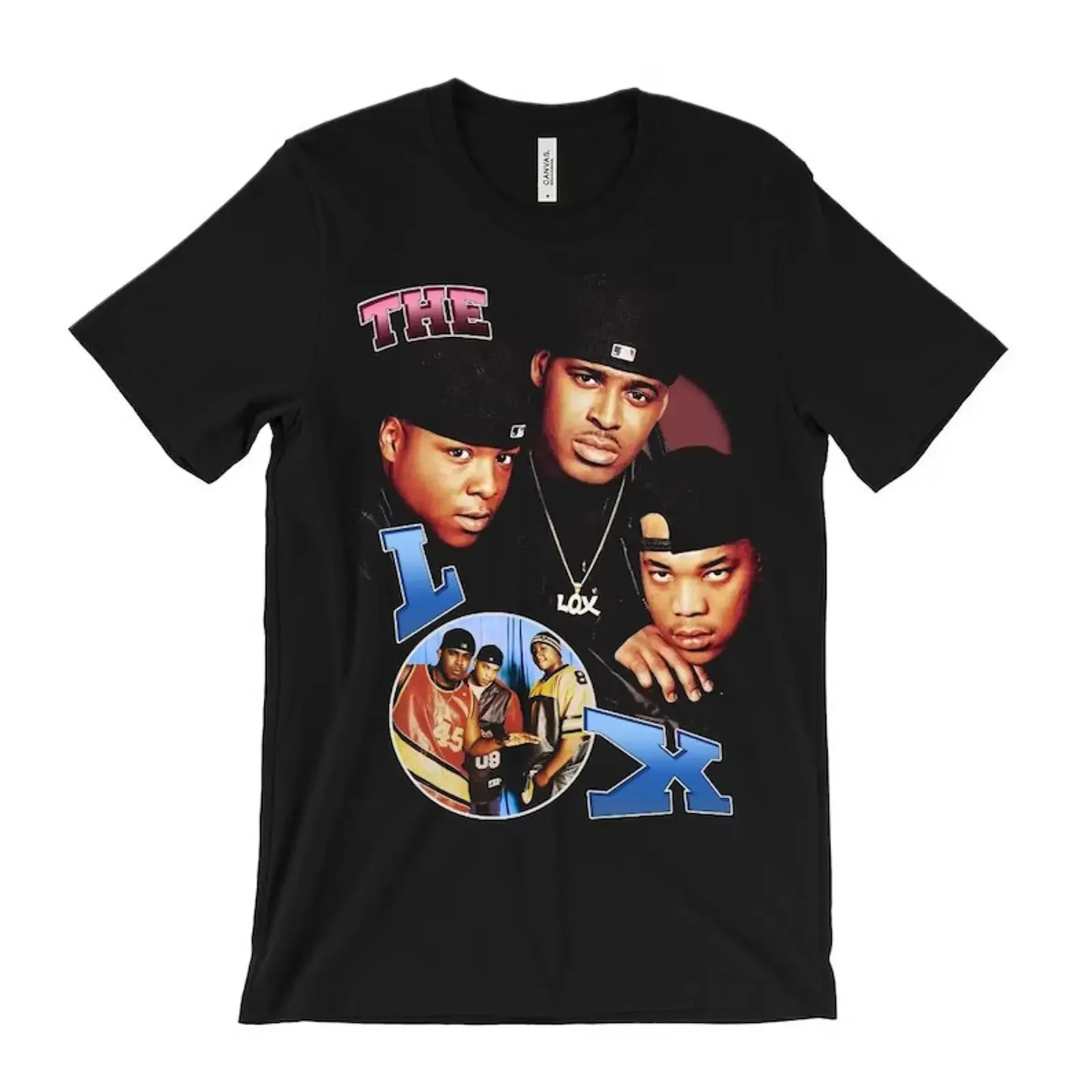 The Lox T shirt Score Sheek Louch Styles P and Jadakiss 2000s 90s vintage Washed graphic homme Comfortable Stretched Slightly