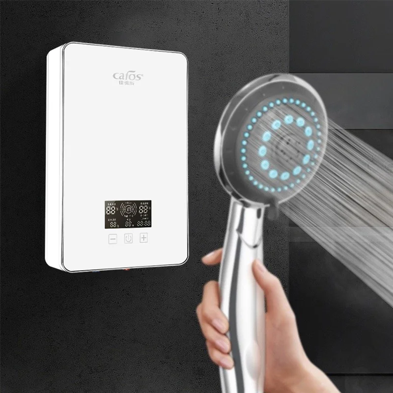 8KW Low Price Modern Novel Design Bathroom Shower Instant Tankless Electric Water Heater For Thailand