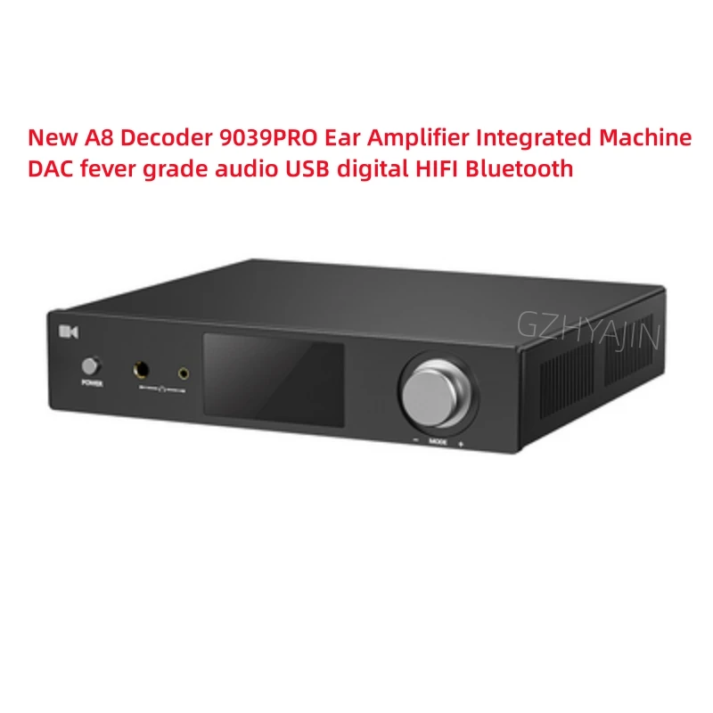 New A8 Decoder 9039PRO Ear Amplifier Integrated Machine DAC Fever Level Audio USB Digital HIFI Bluetooth