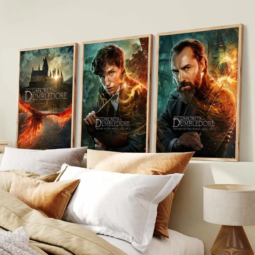 Movie T-The Secrets Of Dumbledore Poster PP Wall Decor Posters Celebrity Art Prints Aesthetic Wall Art Bedroom Office Home Gift