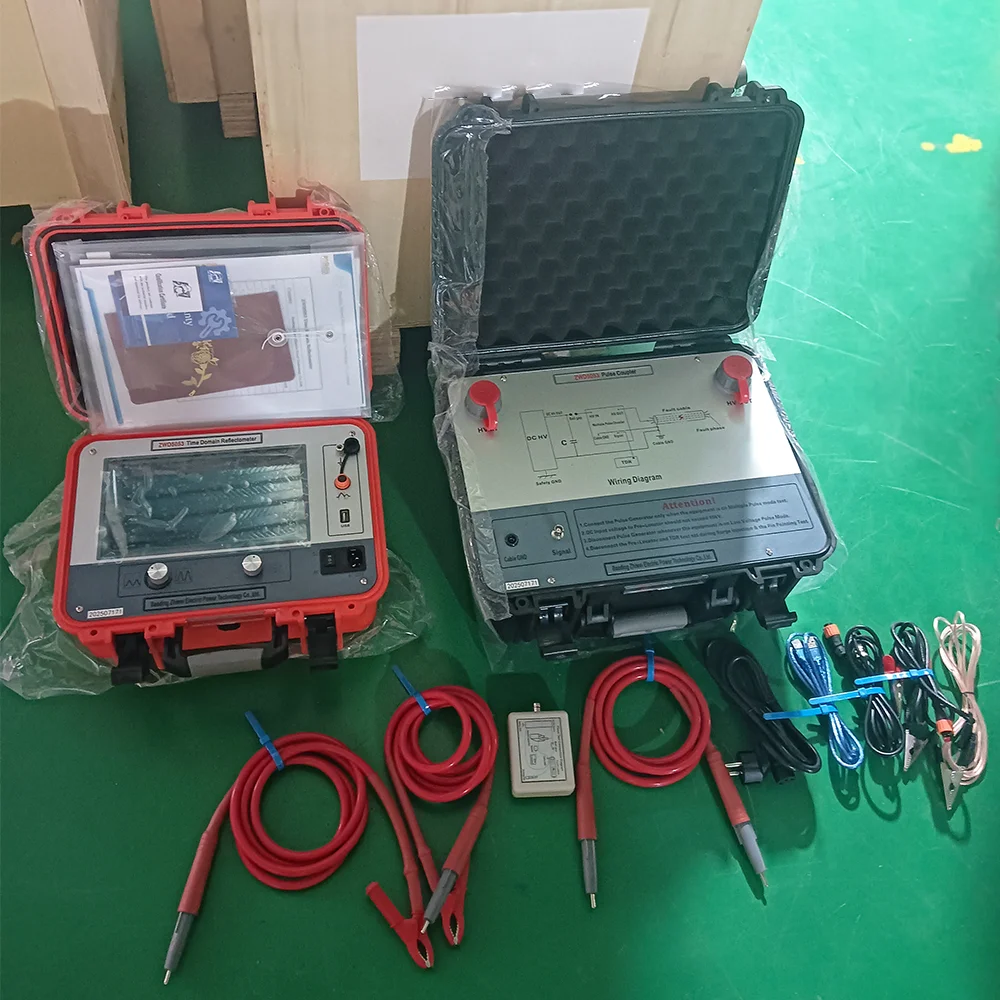 ZWD5053 Underground Cable Fault Locator Time Domain Reflectometer TDR Cable Tester with Multiple Pulse Method