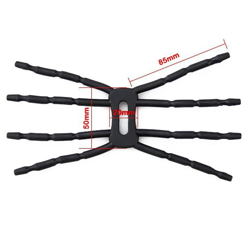 Universal Multi-Function Portable Spider Flexible Grip Holder for Smartphones and Tablets in Car Bicycle Desk Plane