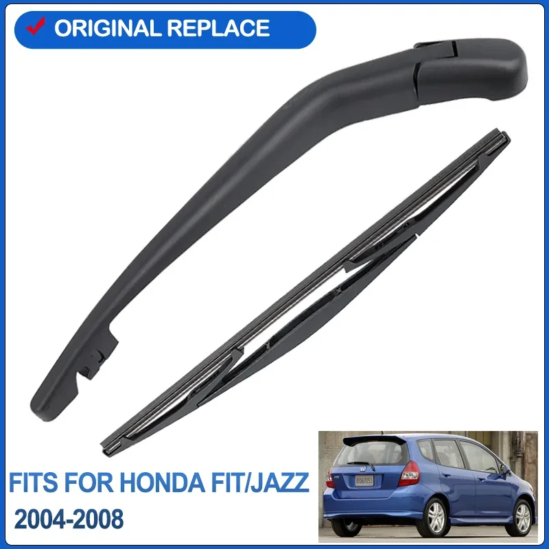 

355mm 14" Rear Window Windshield Wiper Blade Arm Set for 09-14 Honda Fit Jazz MK2 Car Back Wiper Blade Arm