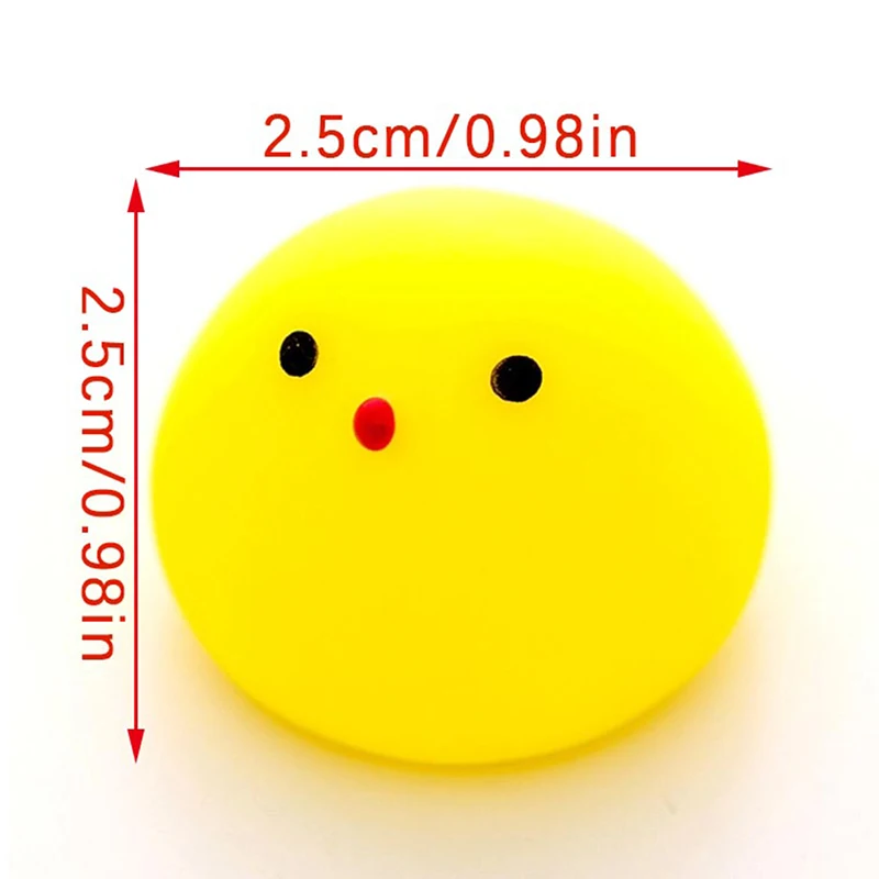 Chick Mochi Relief Toys para Adultos e Crianças, Anti Stress, Antistress Ball, Funny Fidget Toys, Birthday Party Gift, 1Pc