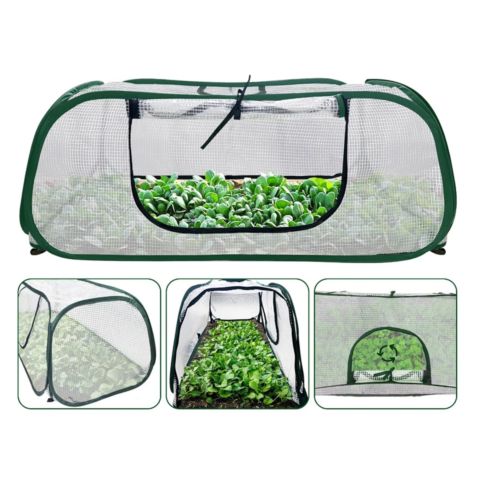 Plant Frost Cover PVC Winter Plant Blanket Foldable Greenhouse Shield for Potted Flowers Vegetables Garden Outdoor Patio