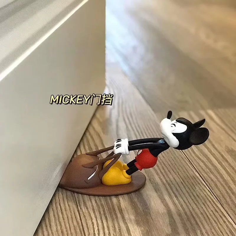 Butée de porte Mickey mignonne, dessin animé Donald Duck Woody, coupe-vent, Anti-Collision, décoration de maison et de bureau, cadeau d'anniversaire créatif