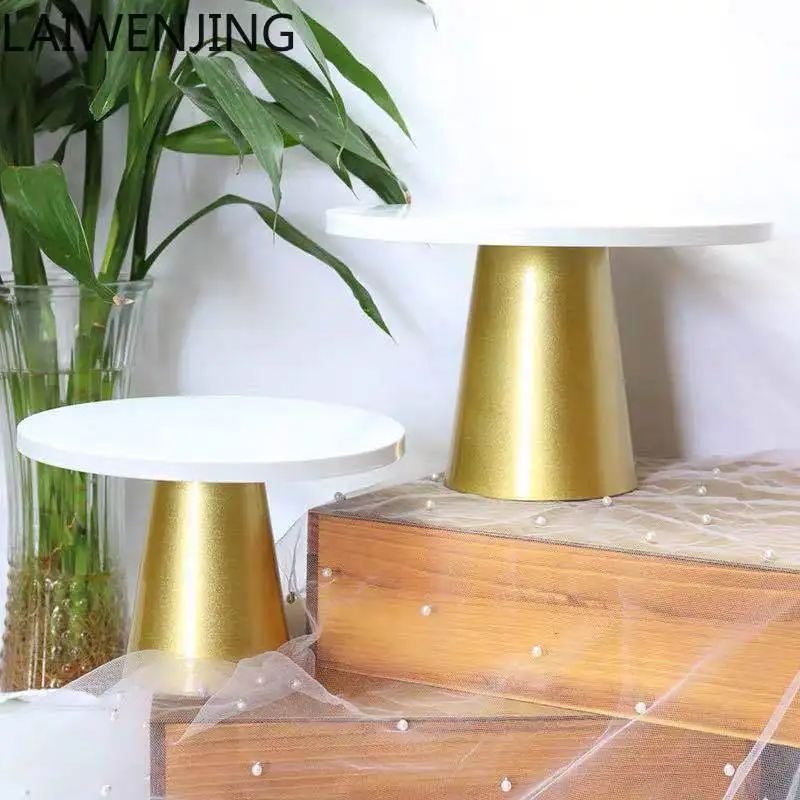 

SGF Nordic Style Golden Dessert Stand Western Creative Display Tray