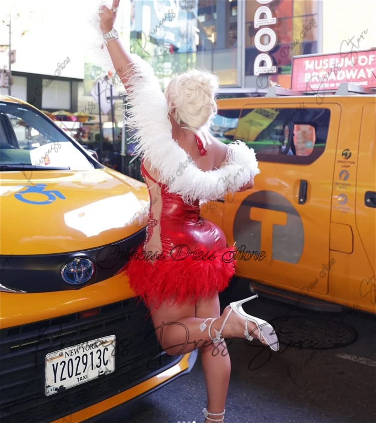 Penas brilhantes sereia vestido de baile curto 2025 para menina negra prata cristal frisado vestidos de cocktail vestido de aniversário personalizado