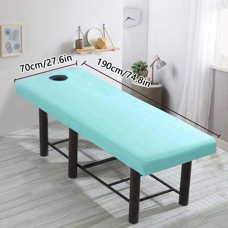 1PC Massage Bed Cover SPA Fitted Sheet Beauty Salon Massage Bedsheet Multi Colors