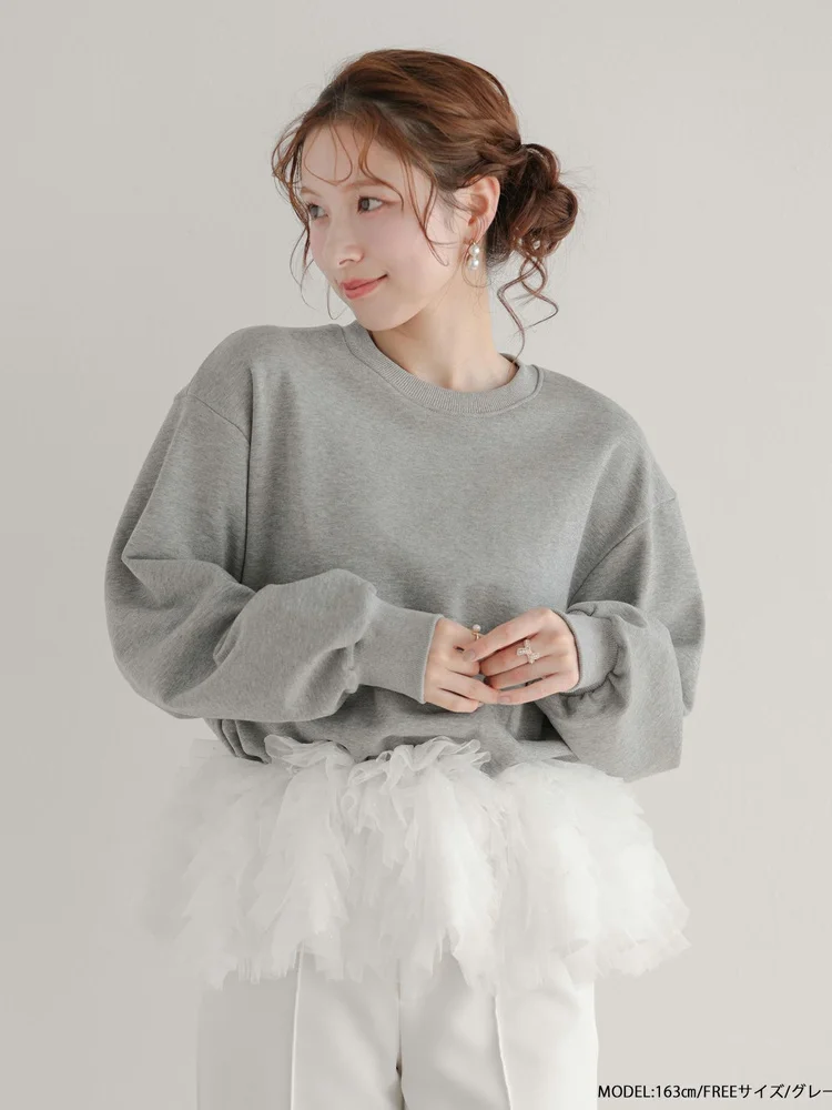 Felpa di fascia alta Color Me Splice Top casual ampio da donna Faionable giovanile autunnale dimagrante