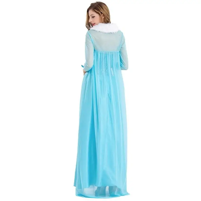 Elsa Queen Performance Costume Stage ow Princ Gonna Tema Costume tradizionale da donna Primavera 2025 Nuovo arrivo