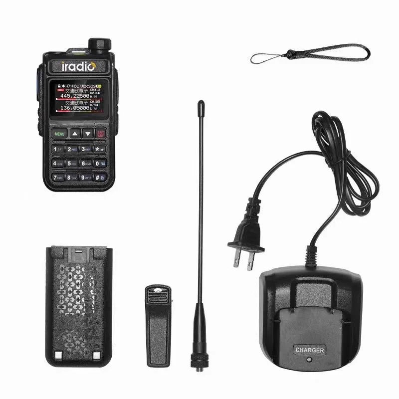 

iradio New UV-5118plus Walkie Talkie baofeng Quad-band High Power CB Radio Vhf Uhf CB Ham Radio Upgraded of UV-5118plus Radio6.5