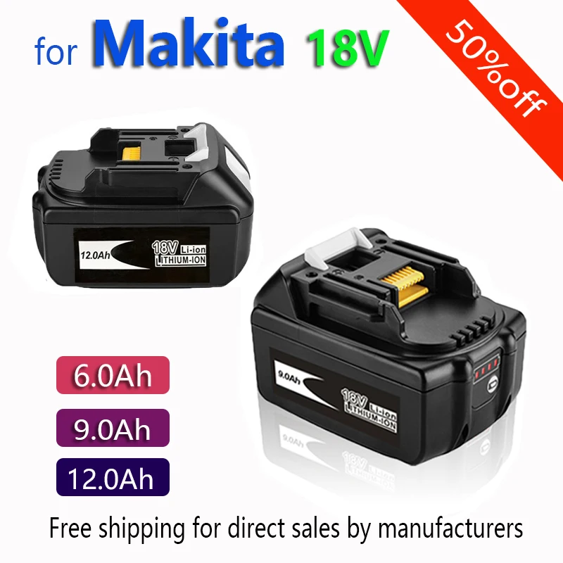 

Аккумулятор для Makita 18 в bl1850b BL1850 bl1860 bl 100% bl1830 bl1815 bl1840 LXT400 1860 Ач