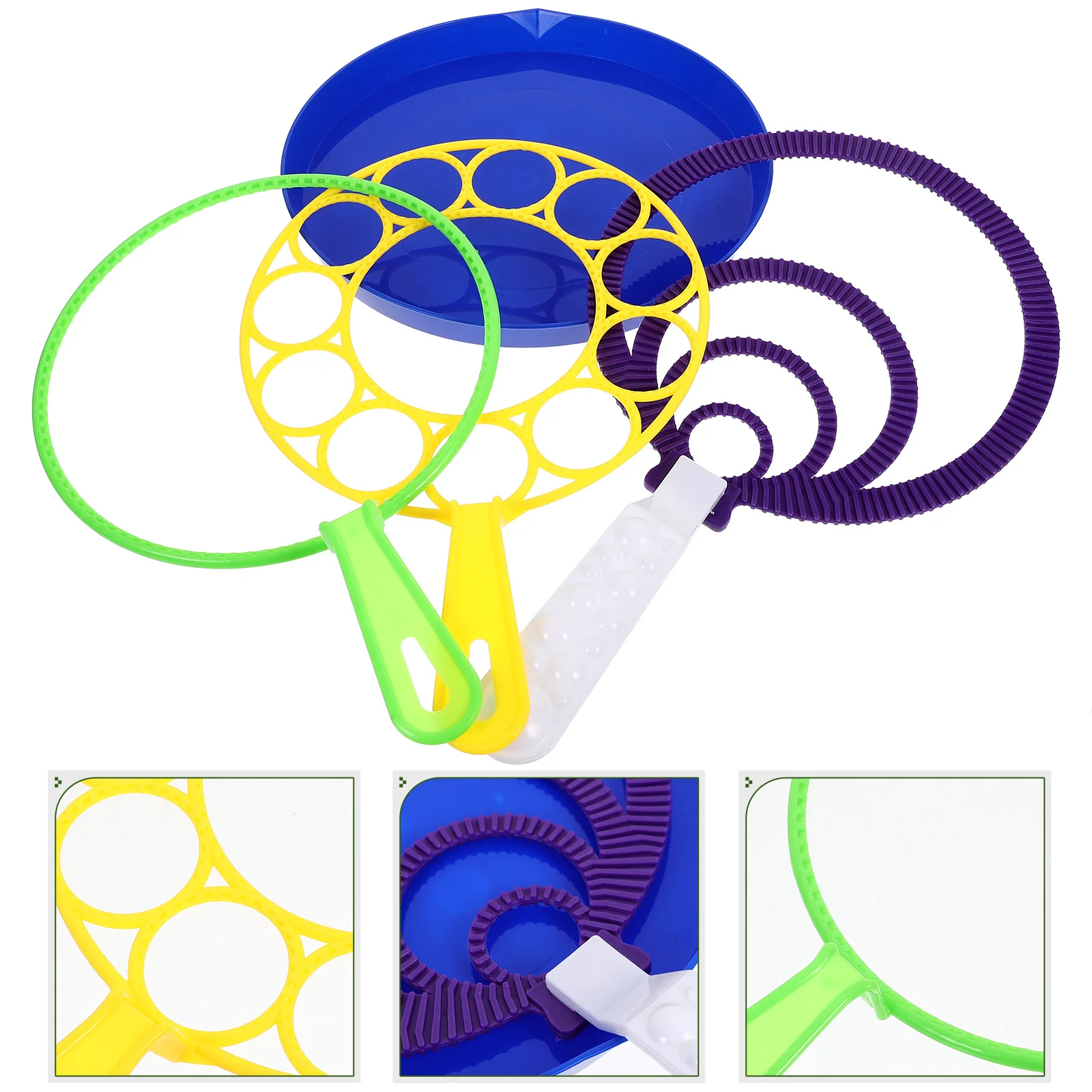 Kit d'anneaux à bulles, 1 ensemble, souffleur de bulles Portable créatif pour enfants, parc de jeu en plein air, cadeaux de fête dans le jardin, jeu d'activités amusant