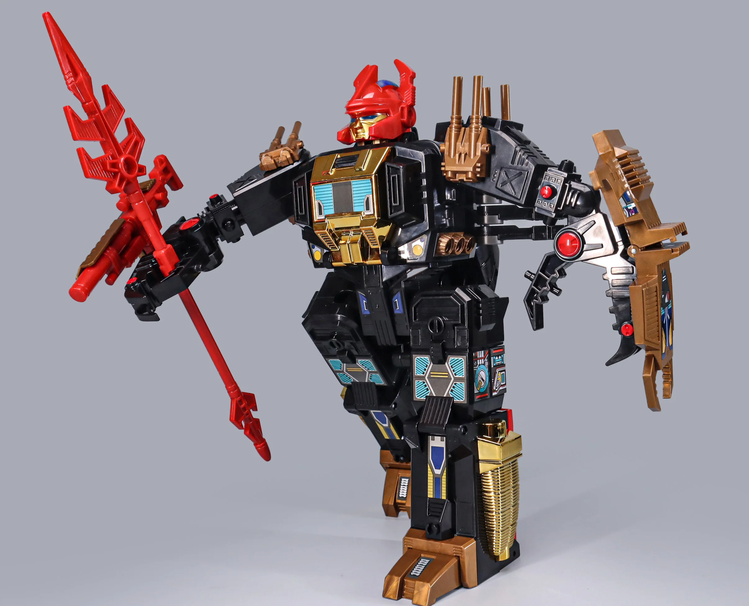 In Voorraad Originele Transformatie Speelgoed G1 Dark Edition Saxac Giant BX-04 BX04 Base Fortress Mobiele Pop Collectie Geschenken