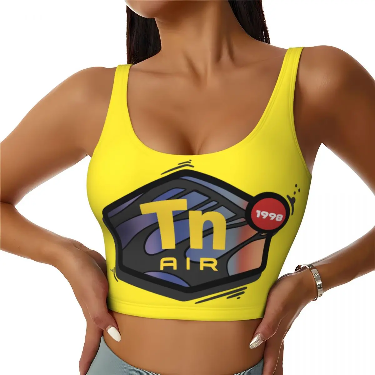 

Custom Air Max TN Plus Sports Bra for Women High Impact Workout Yoga Crop Top