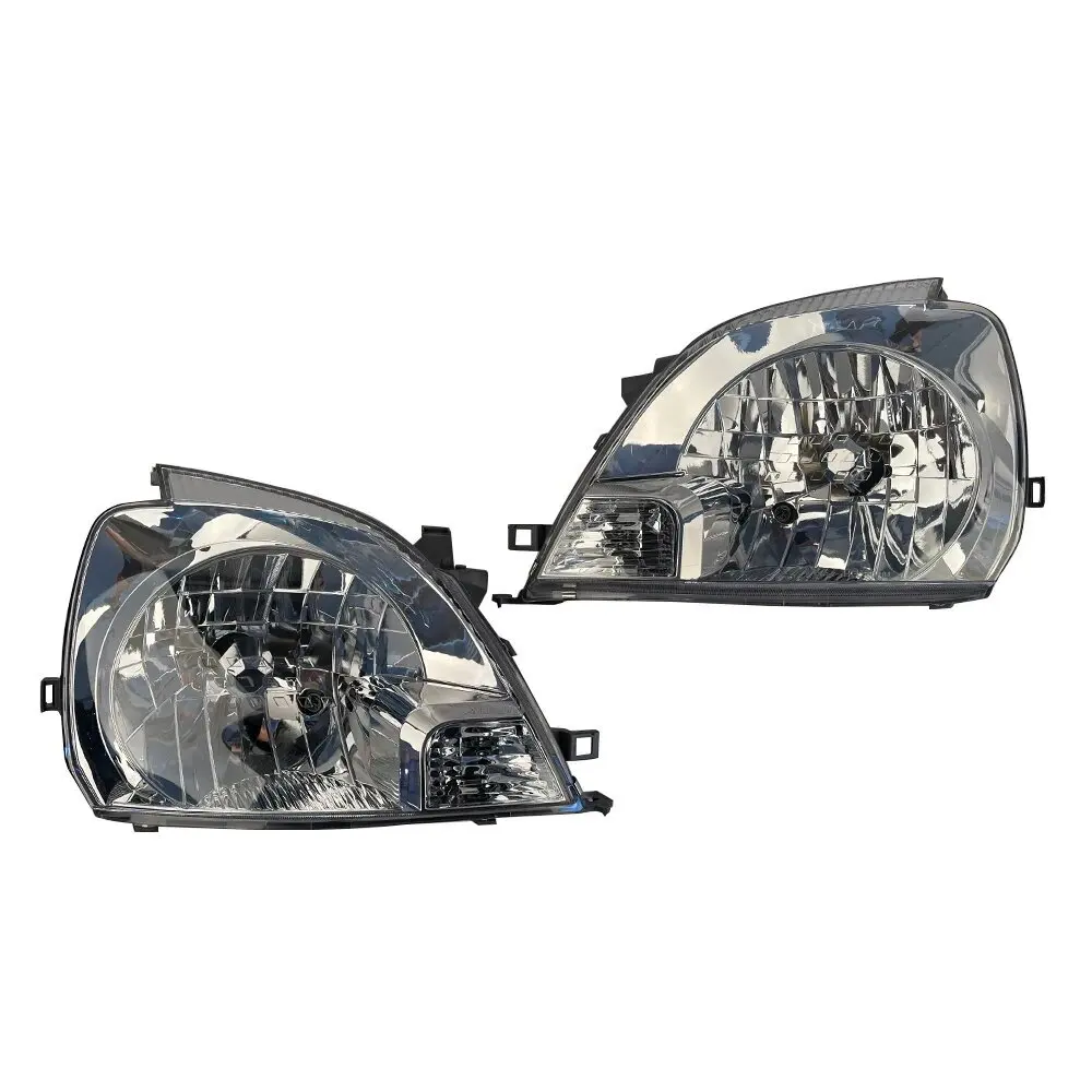 For Toyota Hiace Regius RCH4 Crystal Headlight 7 293W0077514 Car Front Headlights A Pair