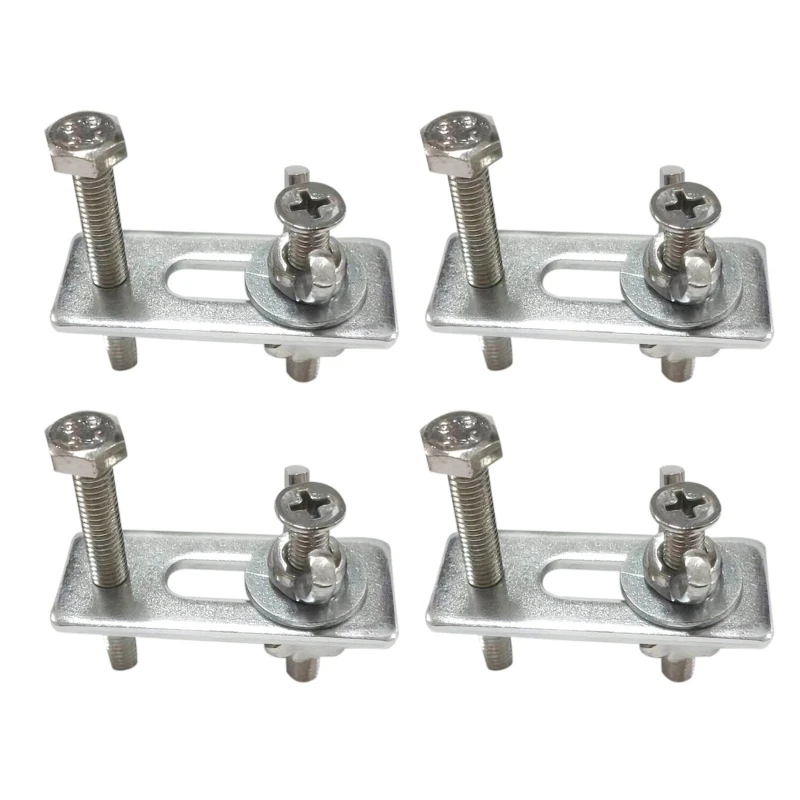 

Professional M6 4 Pieces Hold Down Clamps T-Track Platen Miter Track Clamping Blocks for Engraving Router Machine Dropship