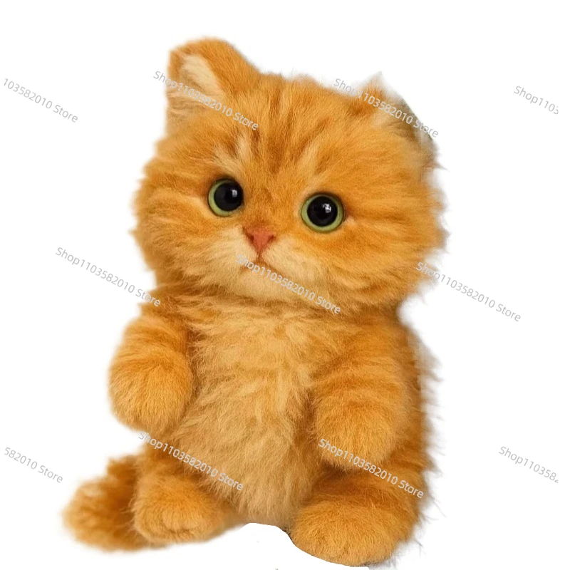 

Плюшевый кулон «Маленький оранжевый кот», милое творчество