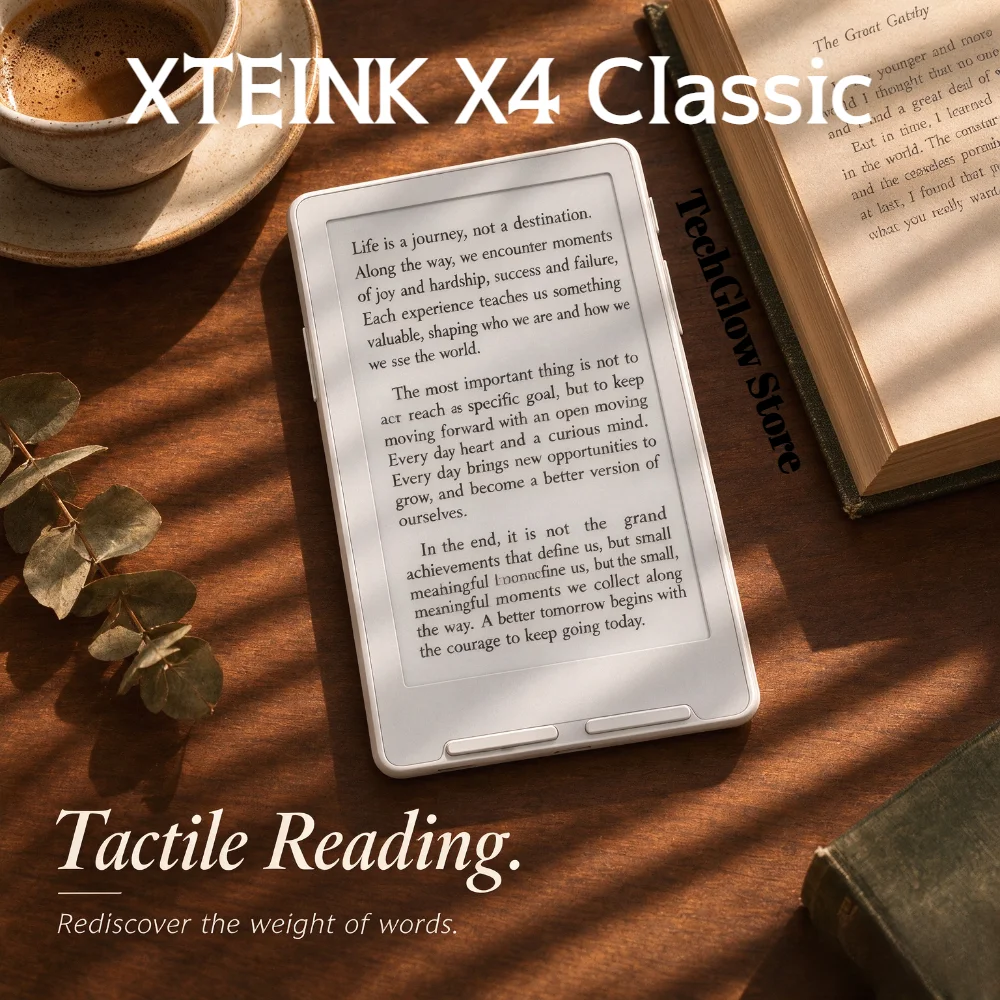XTEINK X4 Classic Pocket E Ink Reader 16GB 920mAh Battery Life Eye Protection Ultra Thin Magnetic E-book Reader