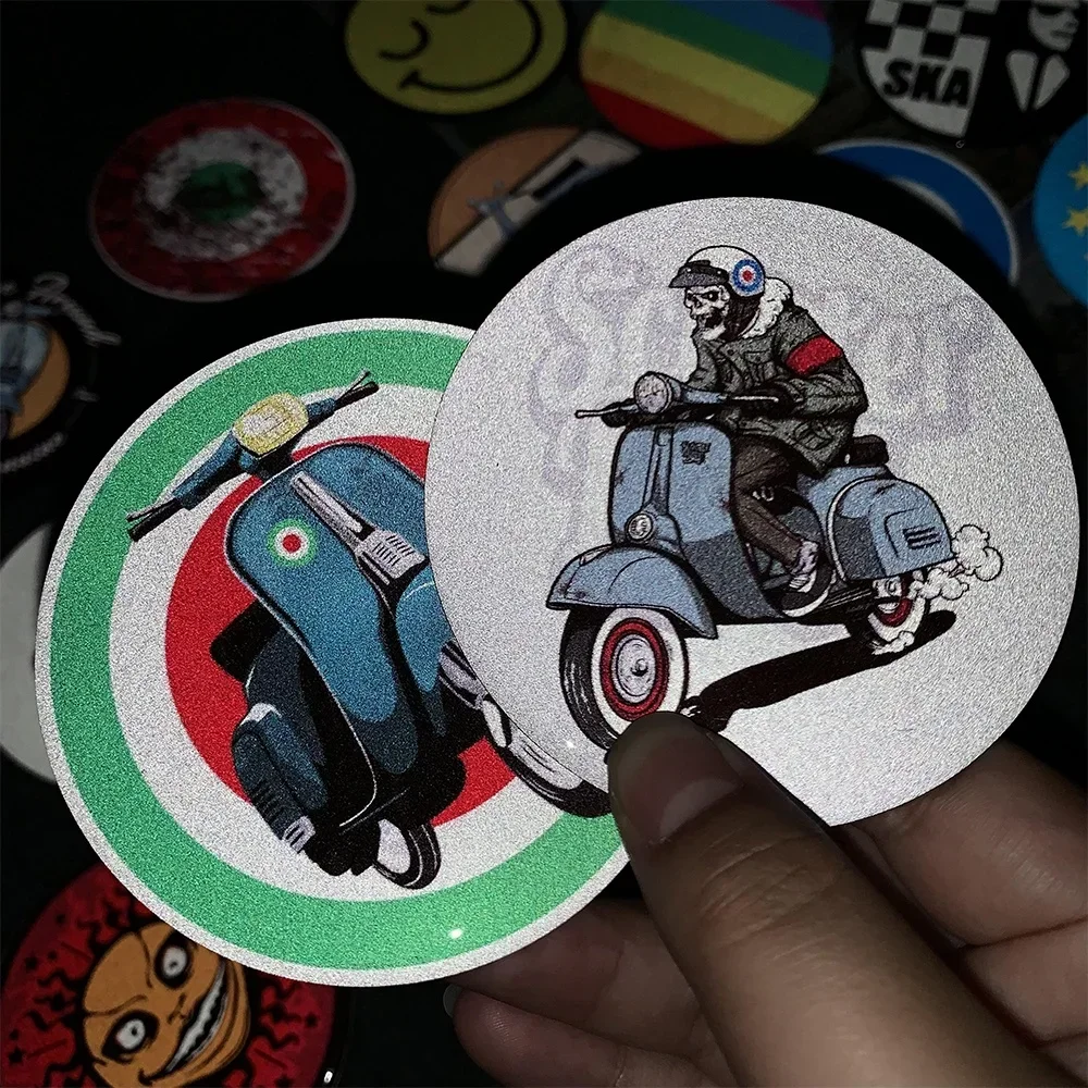 Naklejki magnetyczne 3D Emblemat Motocykl Skuter Naklejki na karoserię dla Vespa 300 Gts Akcesoria PX Sprint Primavera LX 125 50 Special — zdjęcie 4