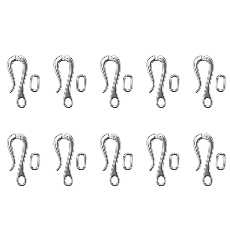 

Ac29-10X 100 мм крючок и ушко для пеликана с быстроразъемным звеном из нержавеющей стали 316, оборудование для морских лодок