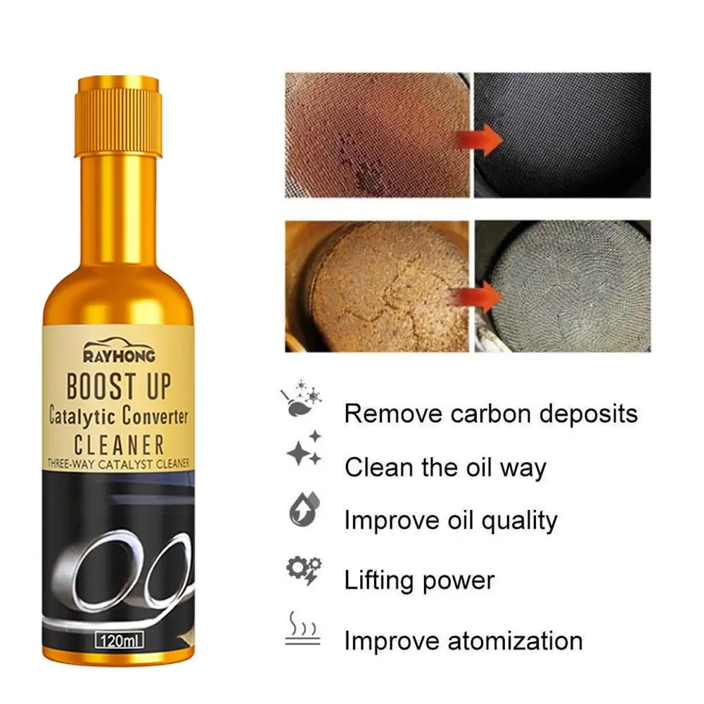 Car Engine Catalytic Converter Cleaner Automobile Cleaner Catalysts Cleaning Supplies Engine Accelerator Removal Carbon Deposit
