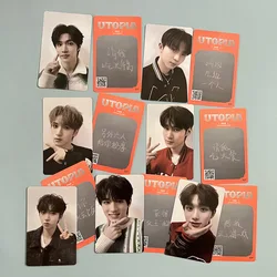 KPOP TNT 2ND Album UTOPIN PhotoCards 7pcs Bright Film LOMO Card DingChengXin Two-Sided Paper Cards SongYaXuan MaJiaQi Fans Gifts