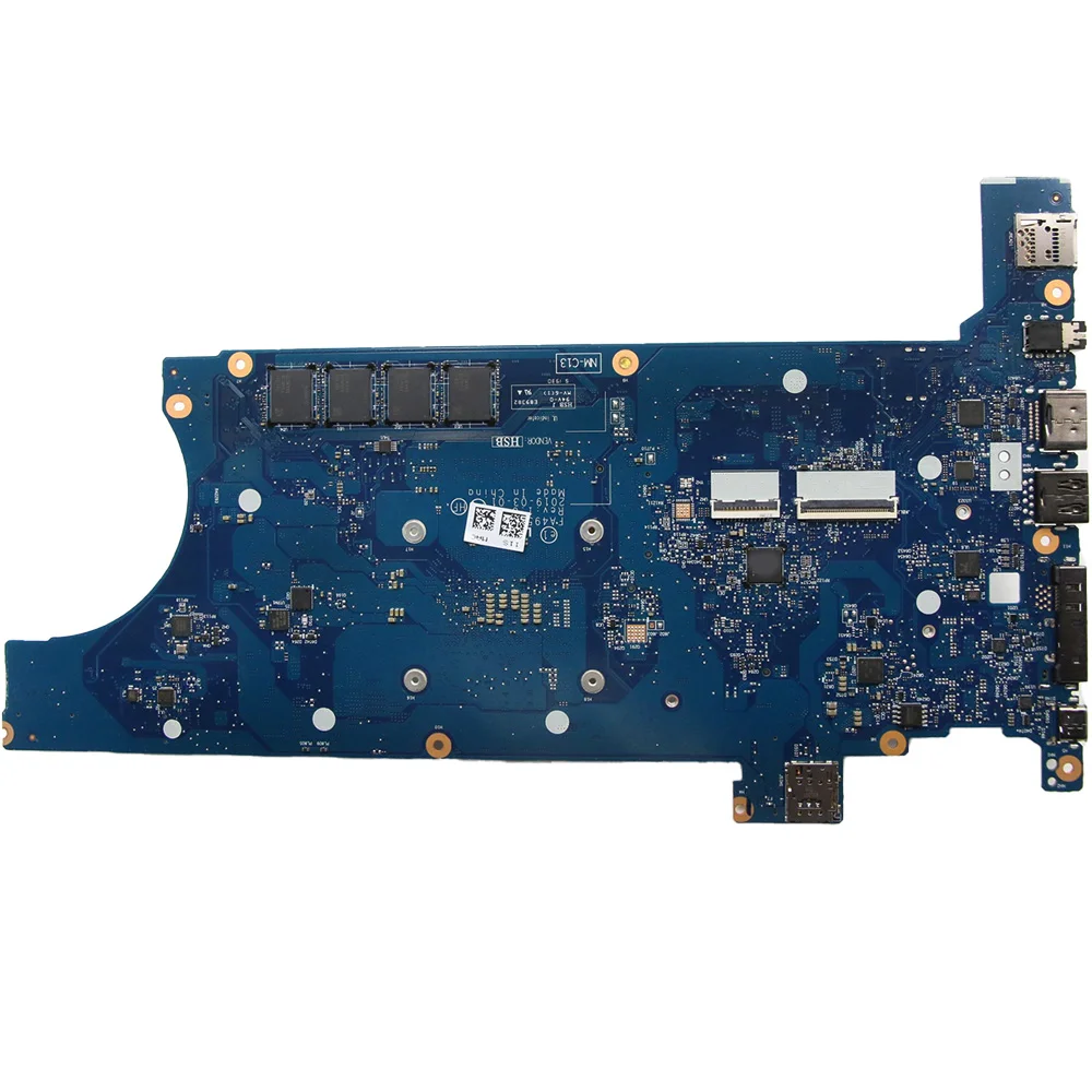 Laptop Motherboard For Lenovo ThinkPad T495 AMD NM-C131 With CPU R3 3300U R5 3500U R7 3700U GPU 8G/16G FRU 5B20S72339 02DM034