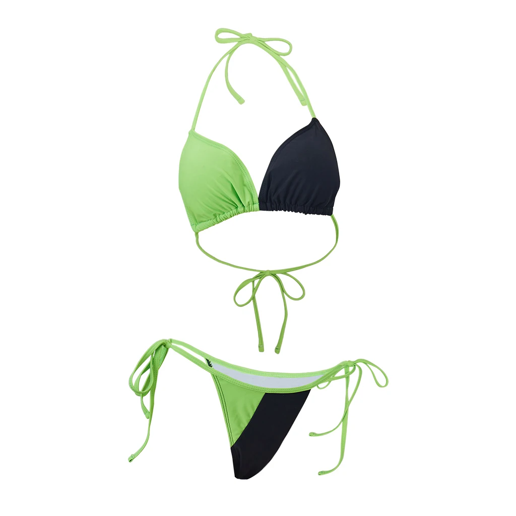 Anime Shego Cosplay Costume Swimsuit Set Adult Women Shego Green Sexy Bikini Outfits Halloween Swimsuit Party Clothing