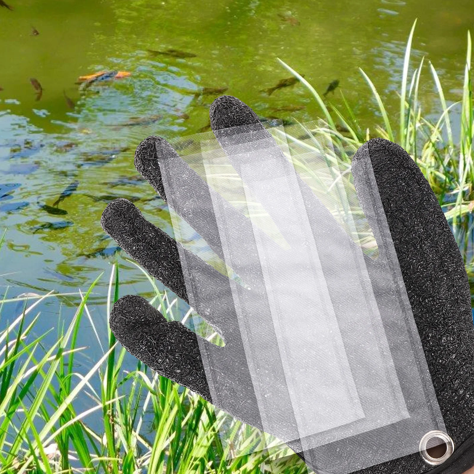 

50pcs Water Soluble Bag for Fishing PVA Dissolvable Mesh Gear Solid Bait Eco Friendly Carp Nest Bags Year Round Use