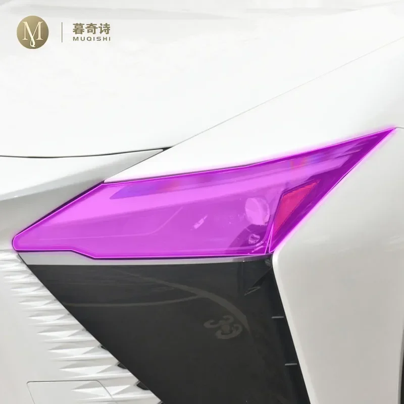 

Для Lexus RZ 450 2022-2023 внешняя защитная пленка из полипропилена автомобиля, защита от царапин на фару, прозрачная пленка из ТПУ, дымчато-черный ремонт