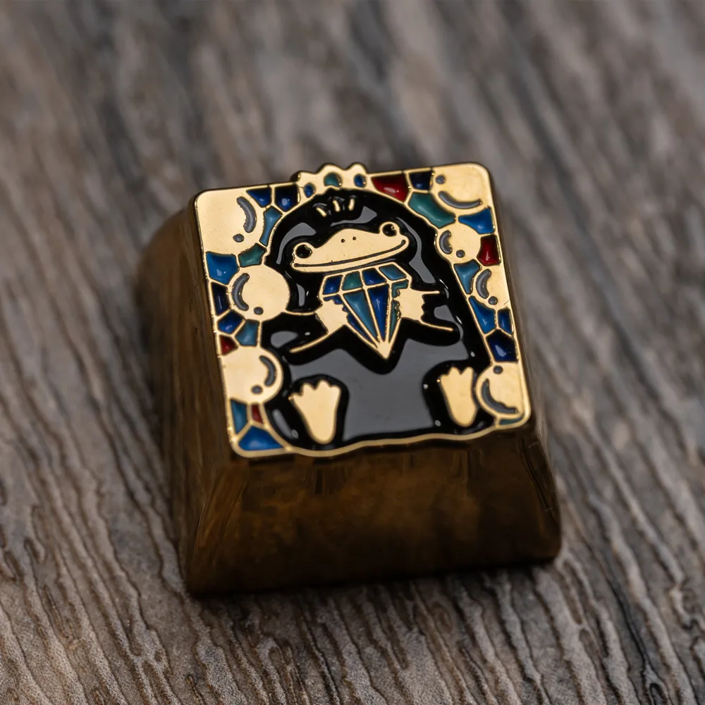 Tasti in metallo Animali magici Keycap ESC Personalizzazione fai da te Tastiera Keycap per interruttori Mx