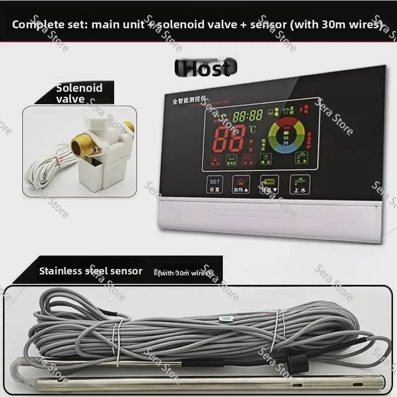 Solar Water Heater Controller, Fully Intelligent Saccessories, Automatic Water Feeder Host  Solenoid Valve Sensor/3KW