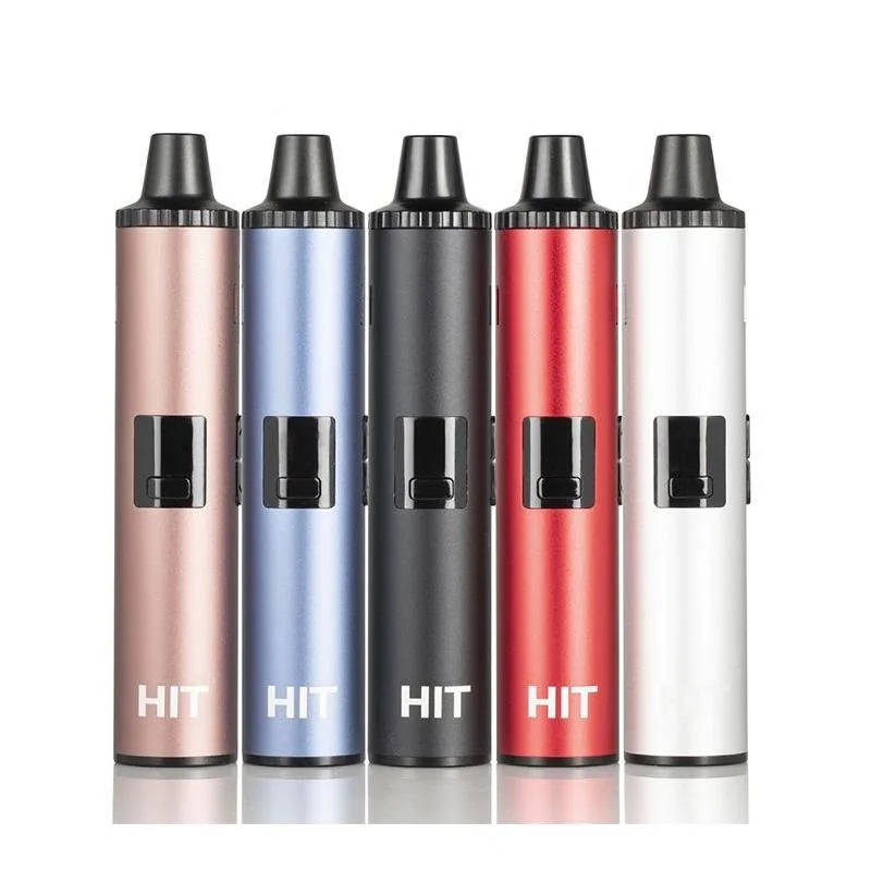Original Yocan Hit Dry Herb Vaporizer Kit E Cigs Type-C OLED 1400mAh Ceramic Heating Chamber Herbva Xmax Vane Herbal Vape Pen