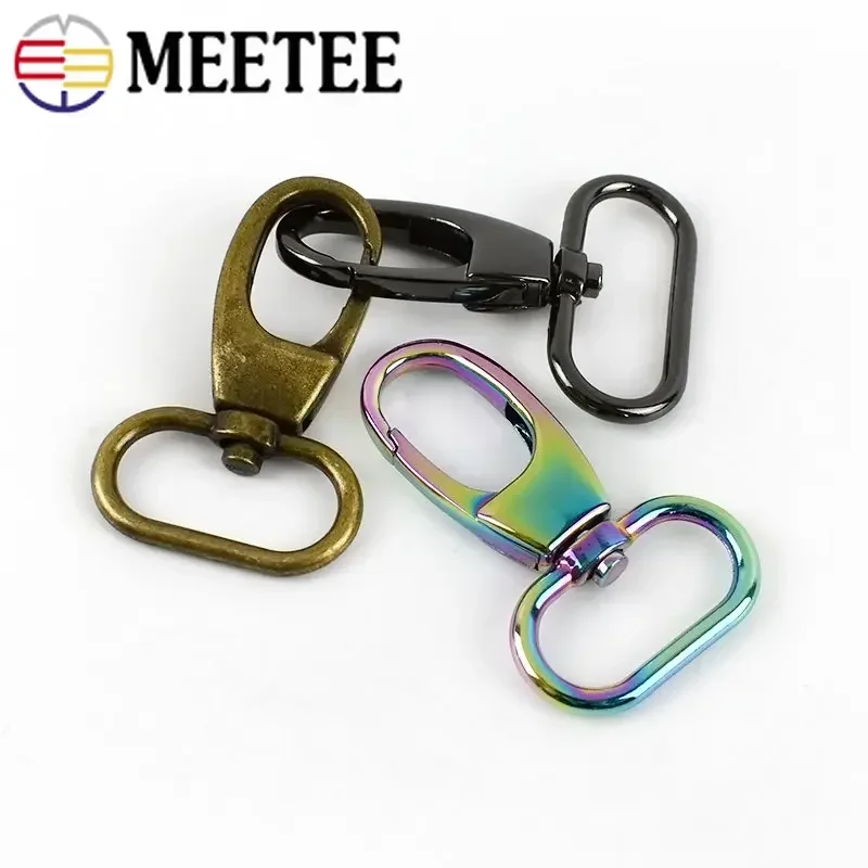 5/10/20Pcs 19/25/32/38mm Metal Lobster Clasp Swivel Snap Buckles Bag Strap Connector Hook Dog Collar Buckle Carabiner Accessory