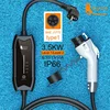 feyree EV 充電器 Type2 16A 3.5KW 1 相 GB/T / Type1 電流調整可能 3.5 メートルケーブルポータブル充電ボックス電気自動車用 4