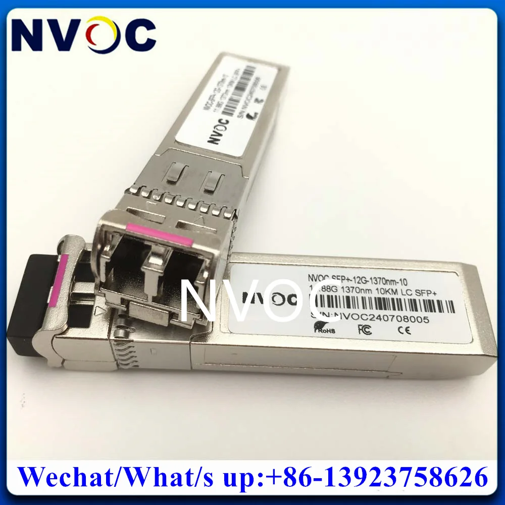 Imagem -05 - Módulo Ótico Duplo do Transceptor da Fibra para o Sistema de Cwdm 12g 12701610nm 4k Sfp Mais Cwdm 10km Dulex Lcupc