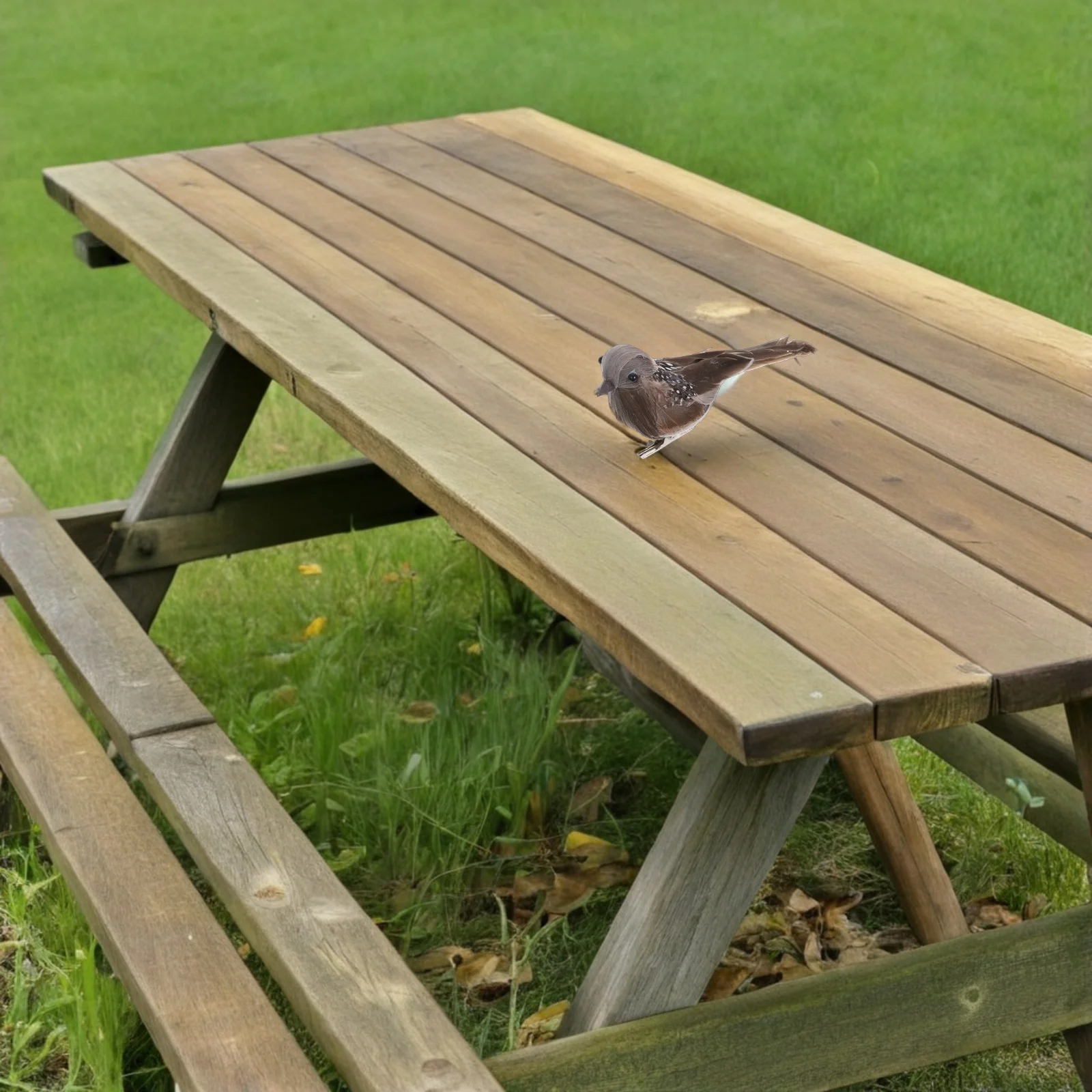 

4Pcs Artificial Bird Clips Simulation Foam Sparrows for Craft Costume Wedding Ornaments Artificial Bird with Clip