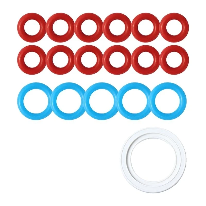 مجموعة من الغلاية مزدوجة حشية حشية سيليكون ستم أو حلقات مجموعة بديلة الغلاية رين