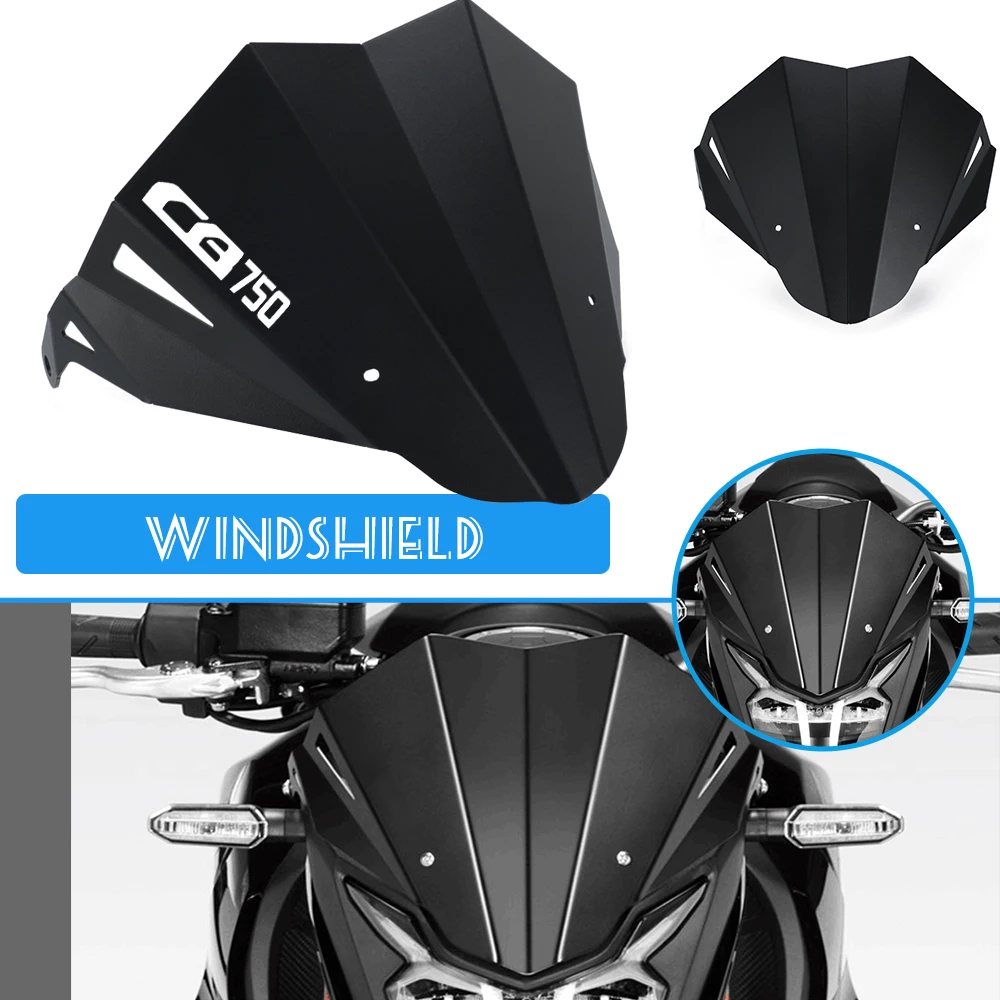 

Fit For HONDA CB750 Hornet CB 750 HORNET 2023 Motorcycle Accessories Sports Windscreen Alumiunm Front Windshield Visor Deflector