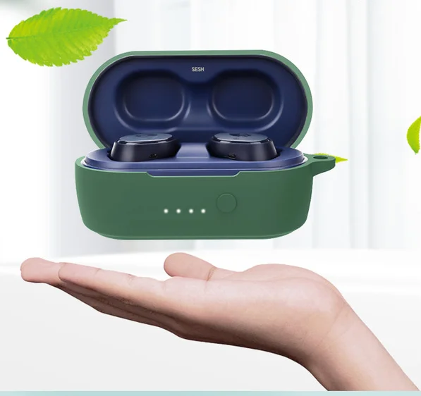 Мультяшный чехол для Skullcandy Sesh EVO чехол Силиконовое кольцо защита от падения Bluetooth наушники коробка аксессуары чехол